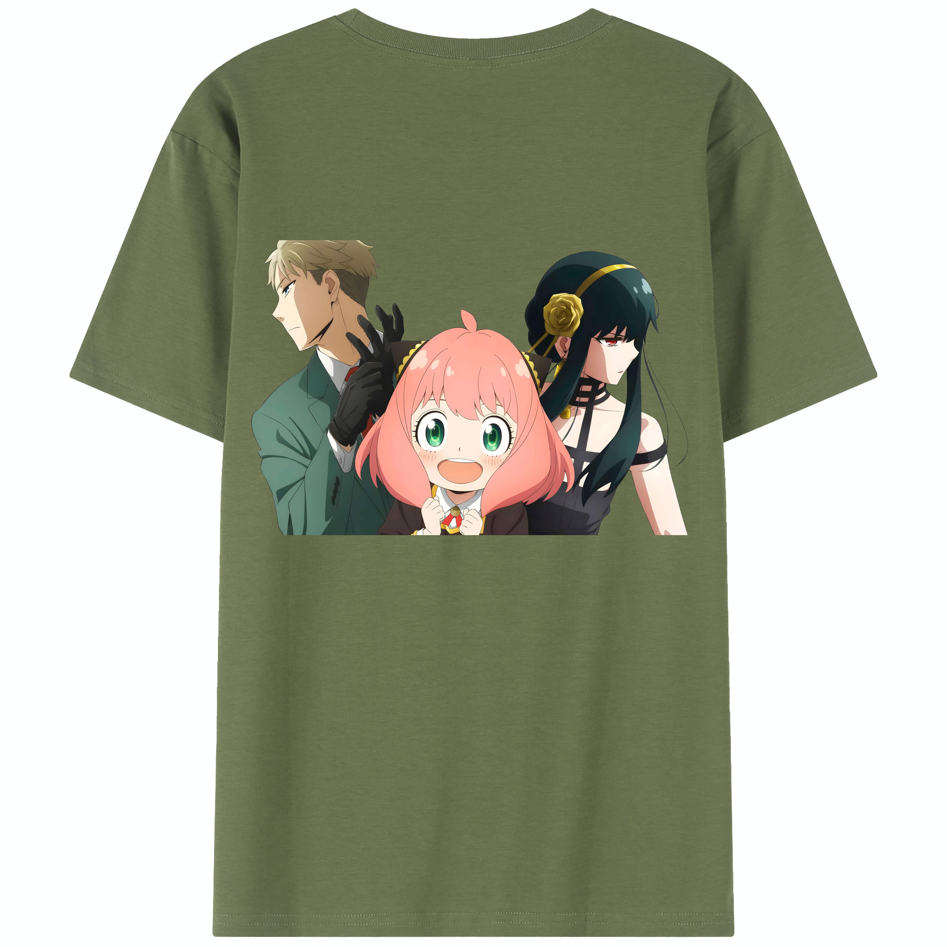 （画像用） SPY×FAMILY间谍家家酒 綿100％半袖Tシャツ（背面プリント）